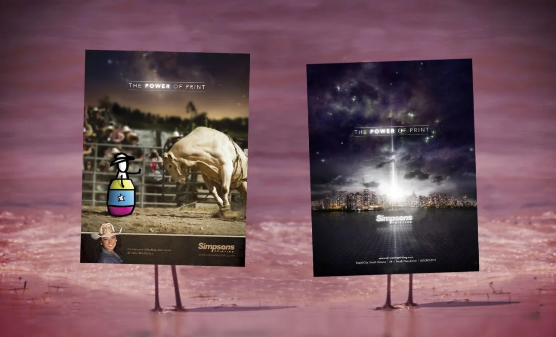 Simpsons Printing Advertisements